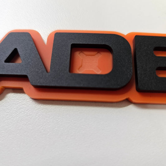 Jeep RENEGADE Door Emblems - PAIR L/R Sides - Two Color Stacked
