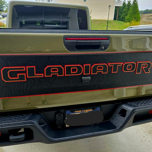 Jeep "GLADIATOR" Tailgate Emblem - Elite Three Color