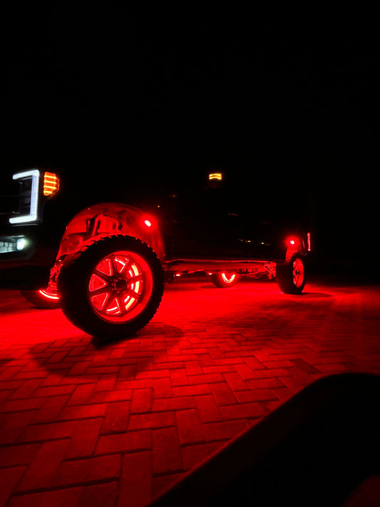 Shoreline Offroad Ultra Pro Series 8pc RGBW Rock lights Kit