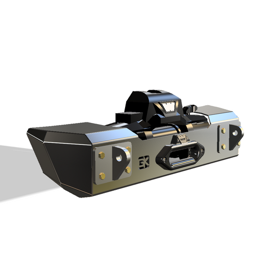 Gauntlet Front Bumper w/Winch Plate for Jeep JL/JT (2018-2024)