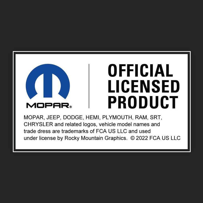 Jeep "MOJAVE" TOPOGRAPHY Tailgate Emblem - Two Color Stacked