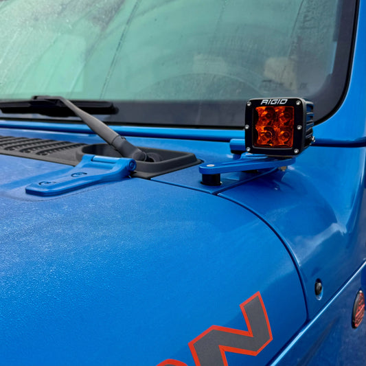 A-Pillar Light Mounts for Jeep JL/JT Wrangler and Gladiator