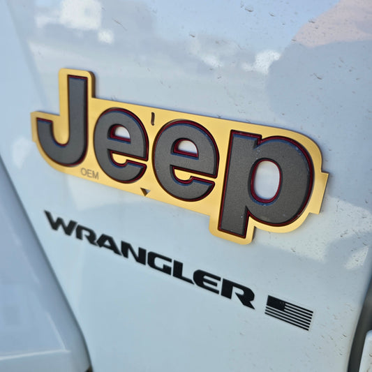 OEM "Jeep" Emblem Install Template