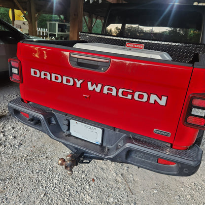 Jeep Gladiator "CUSTOM NAME" Tailgate Emblem -  Two Color Stacked