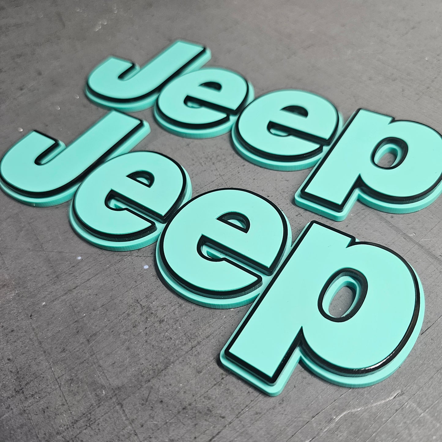 JEEP Wrangler/Gladiator Fender Emblems - PAIR L/R Sides - Three Color Elite