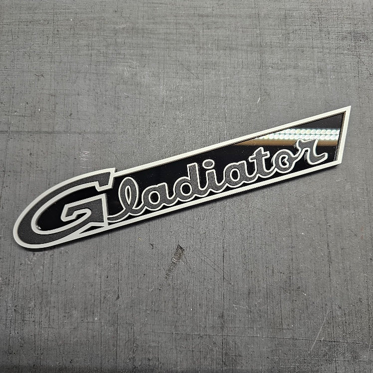 Retro Gladiator Fender Emblem - Three Color
