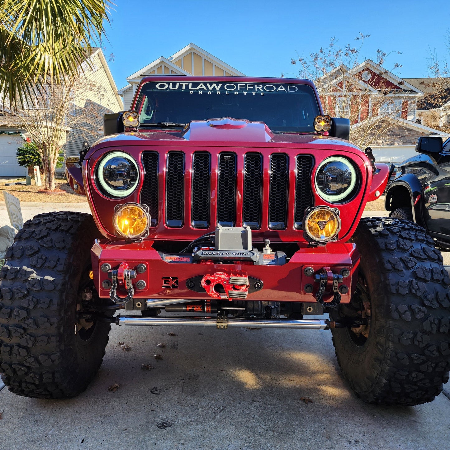 Gauntlet Front Bumper w/Winch Plate for Jeep JL/JT  (2018-2024)