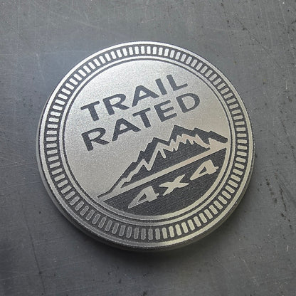 Jeep Engraved "TRAIL RATED" Emblem