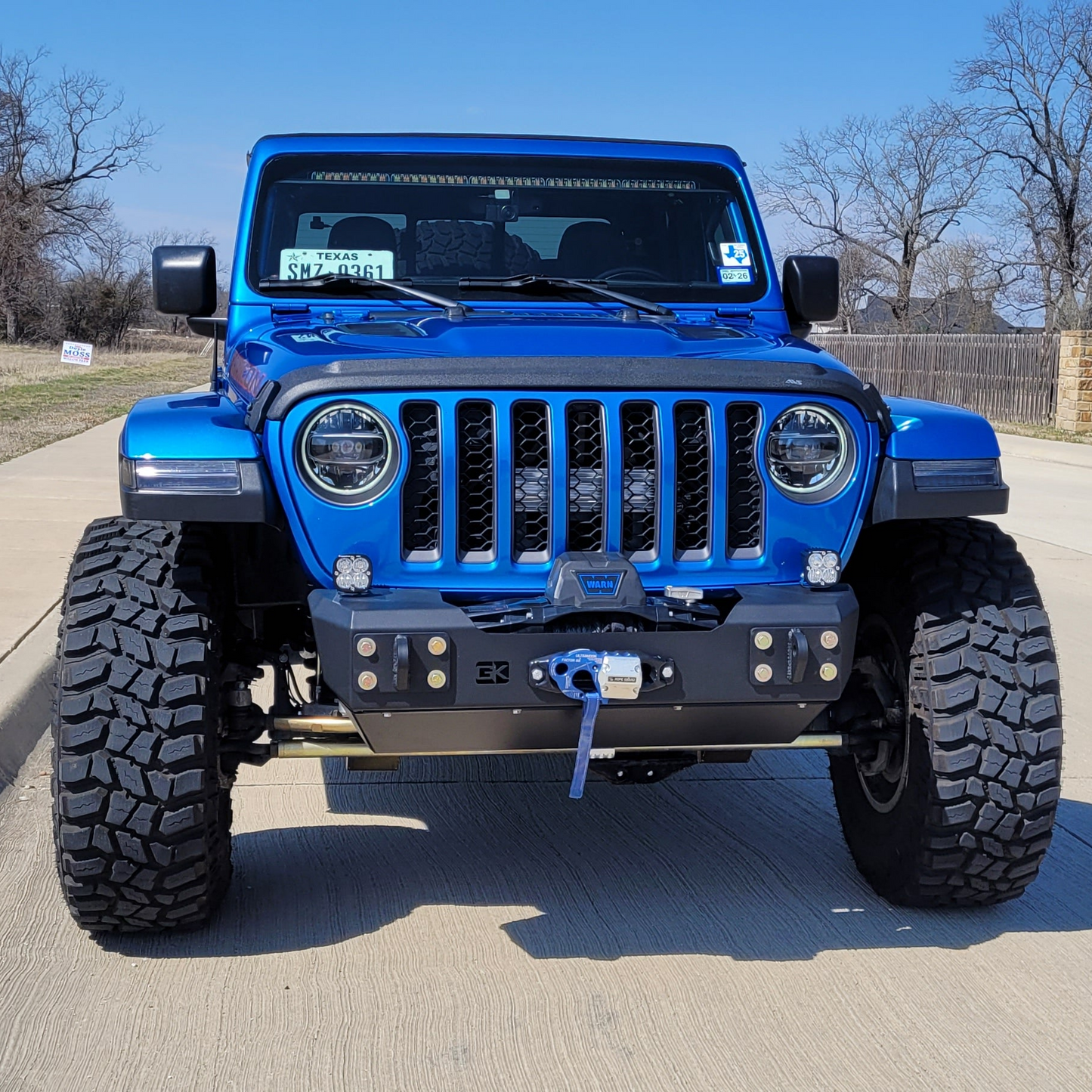 Gauntlet Front Bumper w/Winch Plate for Jeep JL/JT  (2018-2024)