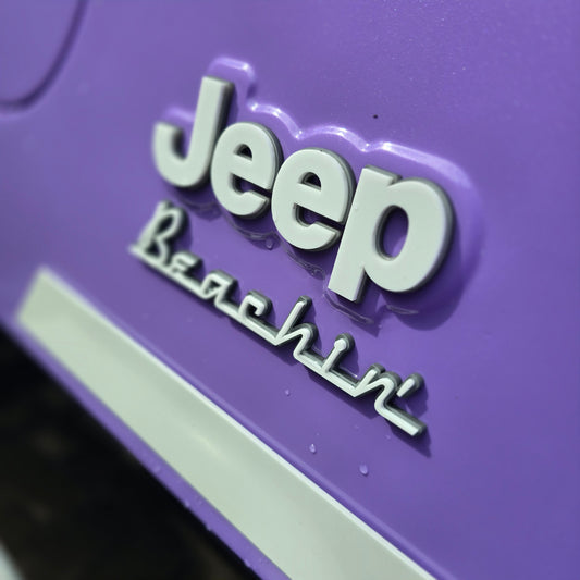 Jeep TJ Fender Emblems - PAIR L/R Sides - Two Color Stacked