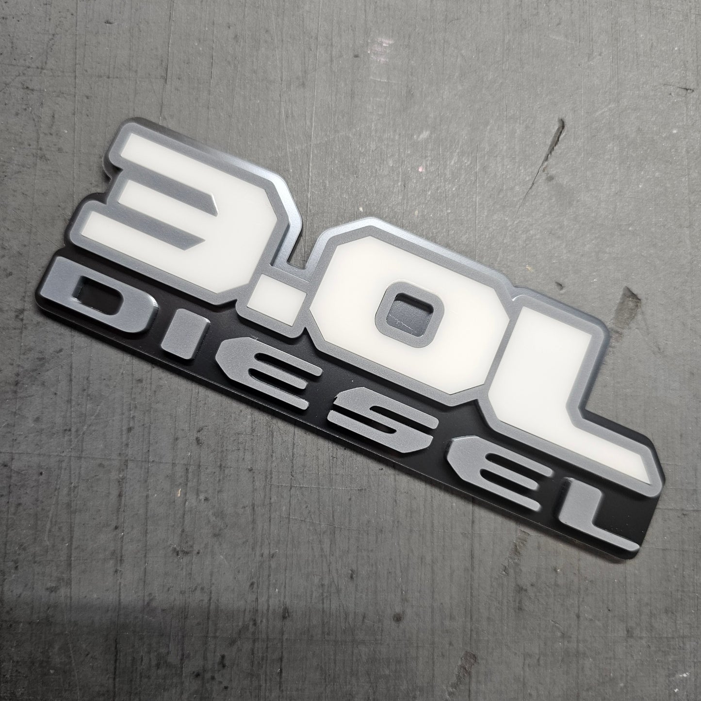 3.0L Diesel - Wrangler/Gladiator Fender Emblems - Single