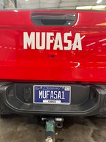 Jeep Gladiator "CUSTOM NAME" Tailgate Emblem -  Two Color Stacked