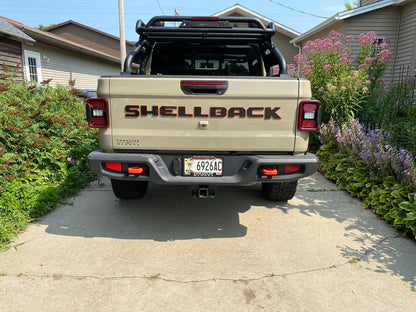 Jeep Gladiator "CUSTOM NAME" Tailgate Emblem -  Two Color Stacked