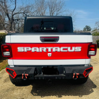 Jeep Gladiator "CUSTOM NAME" Tailgate Emblem -  Two Color Stacked