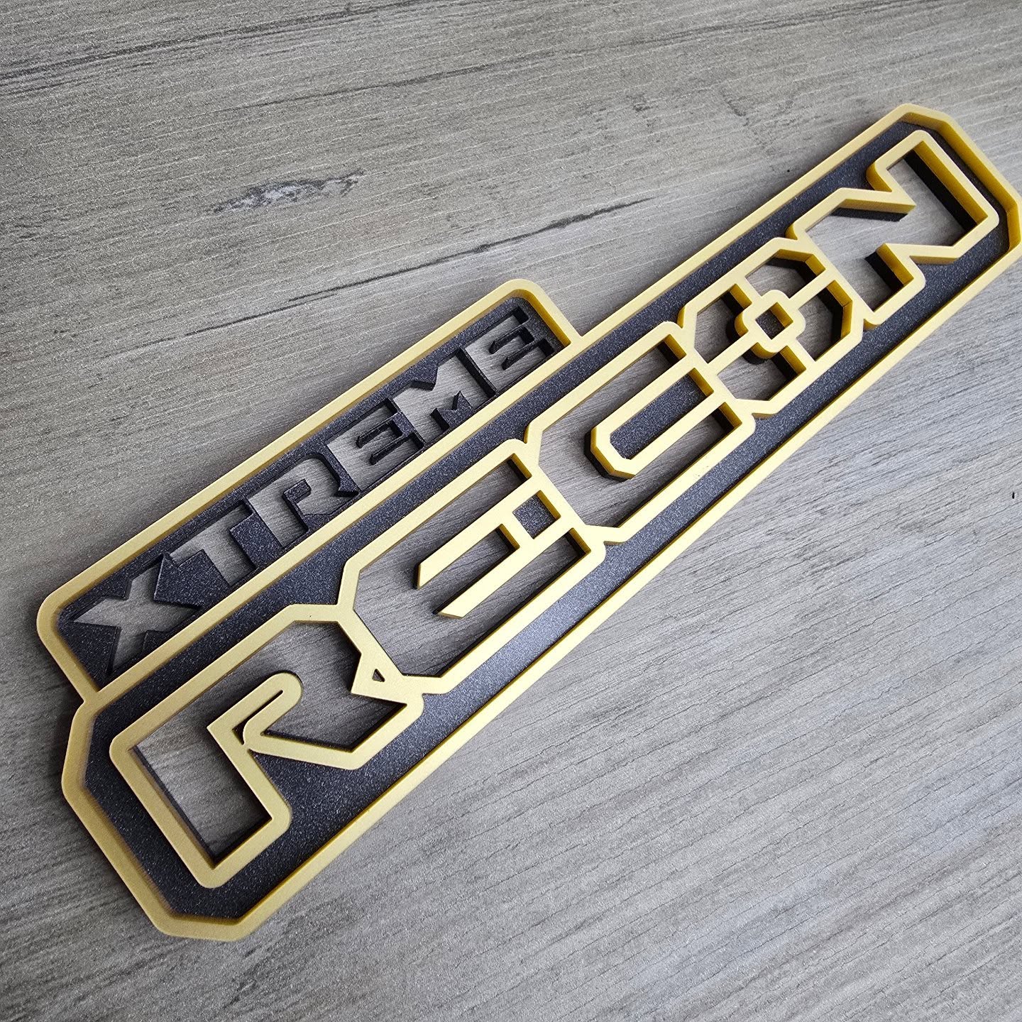 Jeep Rubicon "Xtreme Recon" Emblem - Two Color
