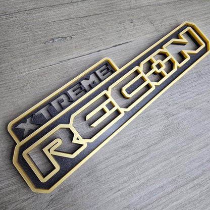 Jeep Rubicon "Xtreme Recon" Emblem - Two Color