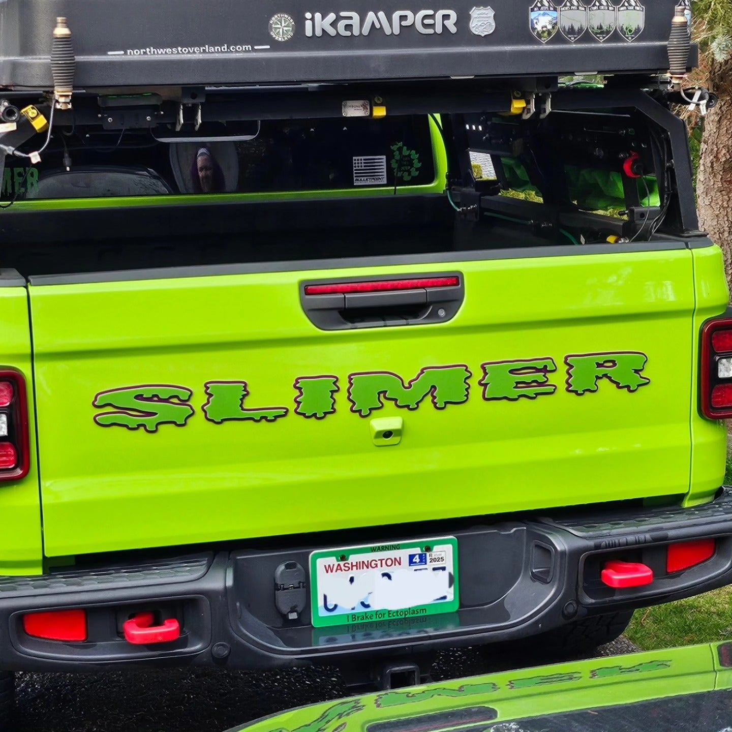 Jeep Gladiator "CUSTOM NAME" Tailgate Emblem -  Two Color Stacked