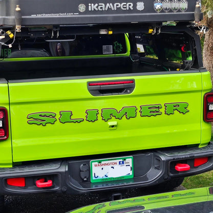 Jeep Gladiator "CUSTOM NAME" Tailgate Emblem -  Two Color Stacked