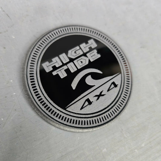 Jeep Engraved "HIGH TIDE RATED" Emblem