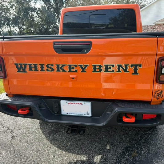 Jeep Gladiator "CUSTOM NAME" Tailgate Emblem -  Two Color Stacked