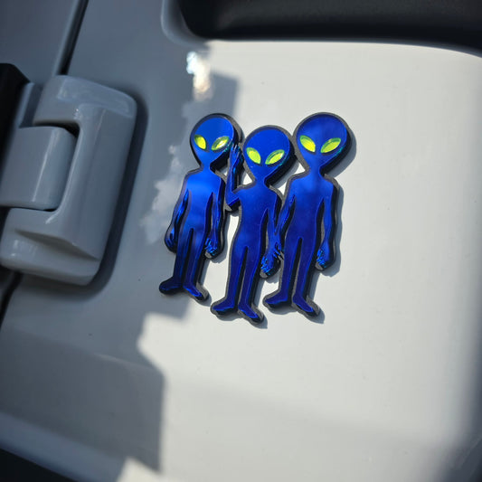 Alien Greetings Emblem - 1 piece group of three