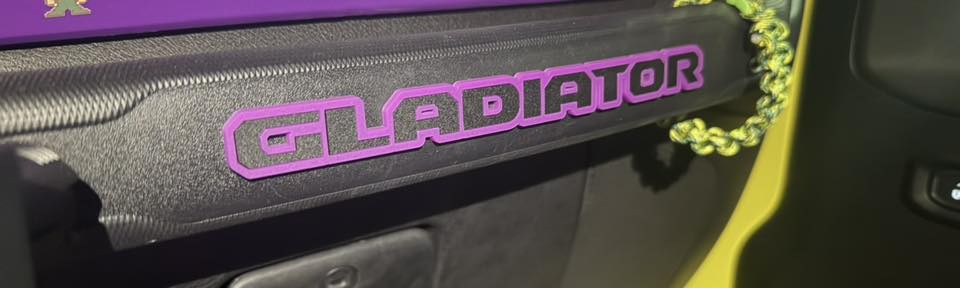 Jeep JT "GLADIATOR" Grab Handle Emblem