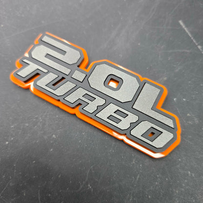 2.0L Turbo - Wrangler/Gladiator Fender Emblems - Single