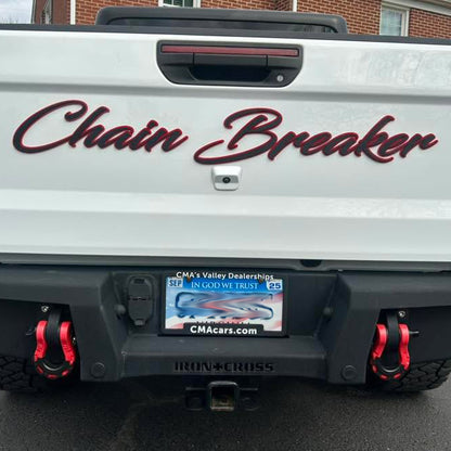 Jeep Gladiator "CUSTOM NAME" Tailgate Emblem -  Two Color Stacked