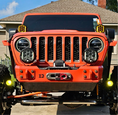Gauntlet Front Bumper w/Winch Plate for Jeep JL/JT  (2018-2024)