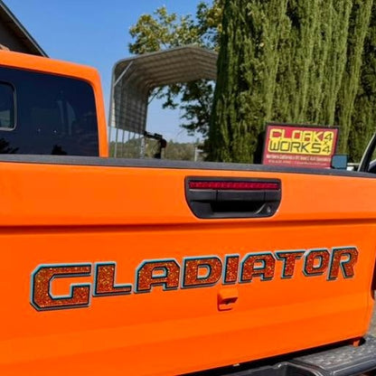 Jeep "GLADIATOR" Tailgate Emblem -  Elite Three Color