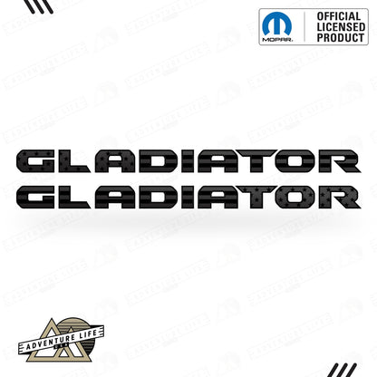 GLADIATOR Hood Lettering | Set of 2