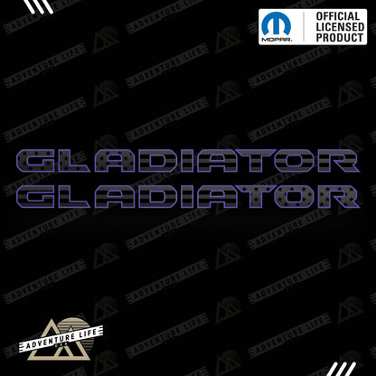 GLADIATOR Hood Lettering | Set of 2