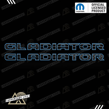 GLADIATOR Hood Lettering | Set of 2