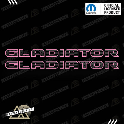 GLADIATOR Hood Lettering | Set of 2