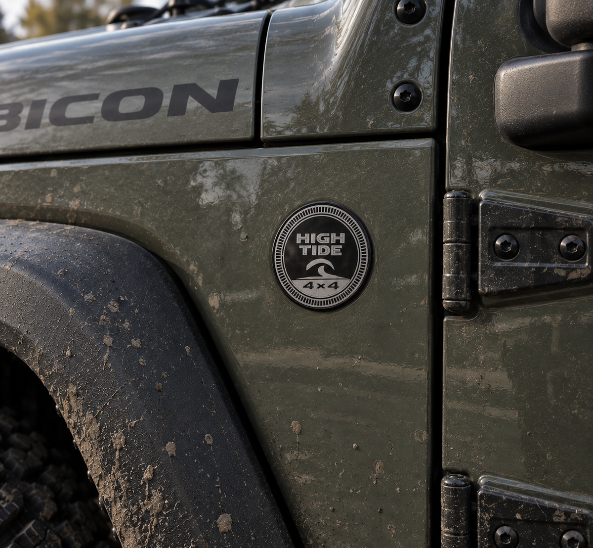 Jeep Engraved "HIGH TIDE RATED" Emblem