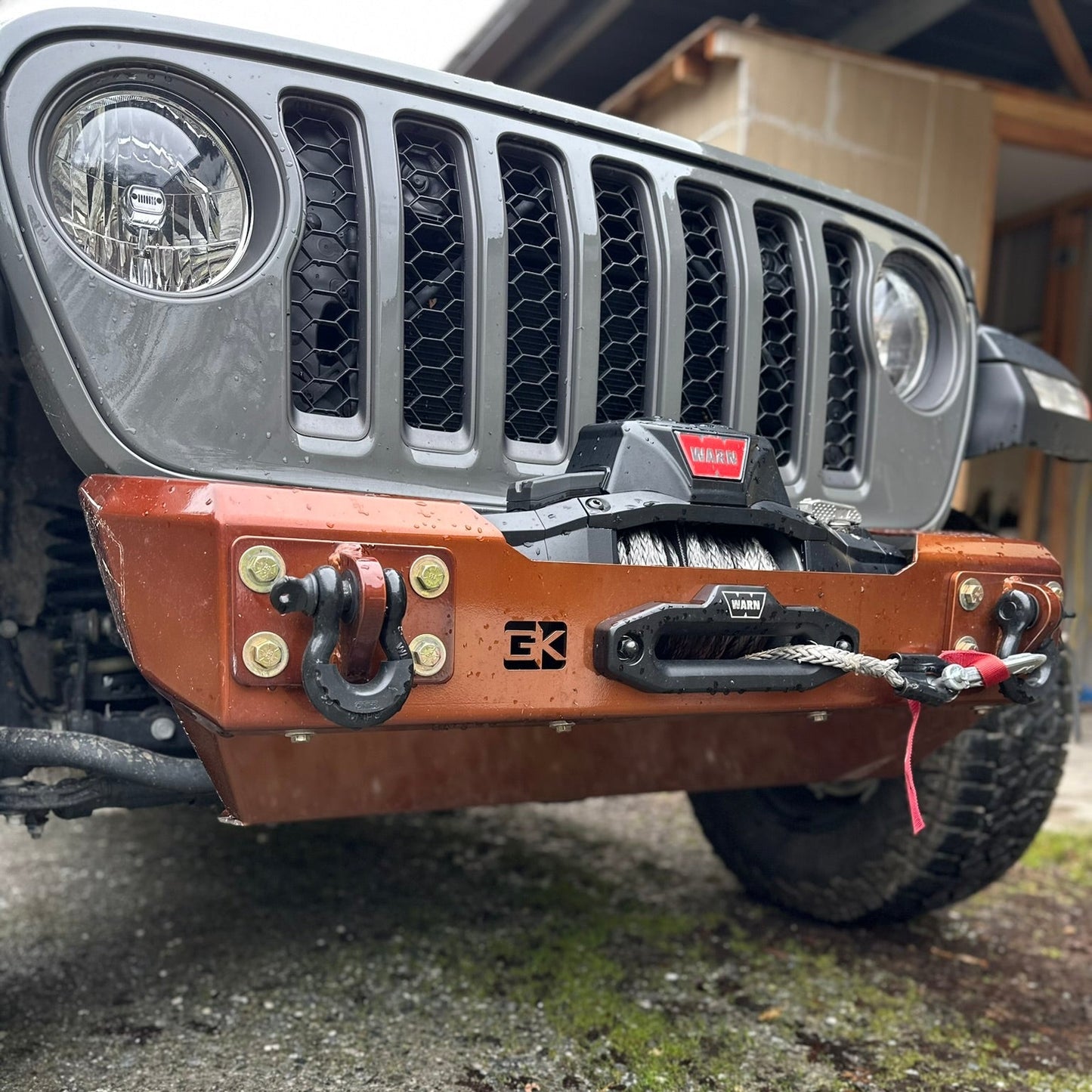 Gauntlet Front Bumper w/Winch Plate for Jeep JL/JT  (2018-2024)
