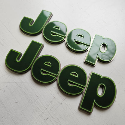 JEEP Wrangler/Gladiator Fender Emblems - PAIR L/R Sides - Three Color Elite