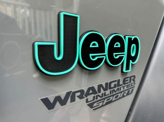 JEEP Wrangler/Gladiator Fender Emblems - PAIR L/R Sides - Three Color Elite