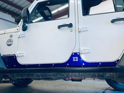 Gauntlet Series Rocker Guards for Jeep JK Wrangler