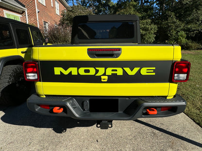 Jeep Gladiator "MOJAVE" Tailgate Emblem -  Two Color Stacked