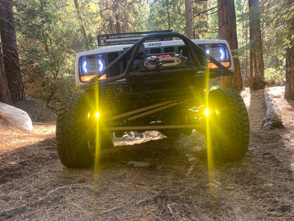 Jeep TJ XJ YJ ZJ Steerable Knuckle Pod Light Mounts (1984-2006 Wrangler/Cherokee)