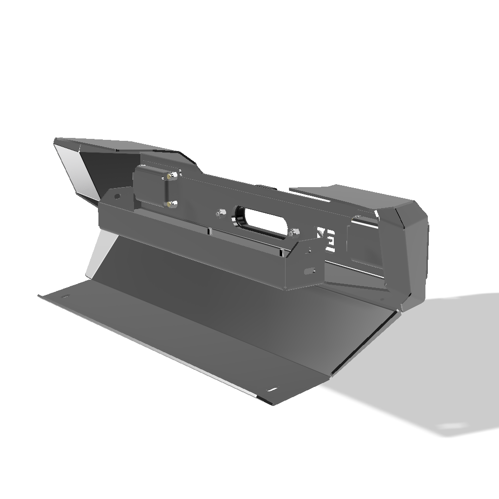Gauntlet Front Bumper w/Winch Plate for Jeep JL/JT  (2018-2024)
