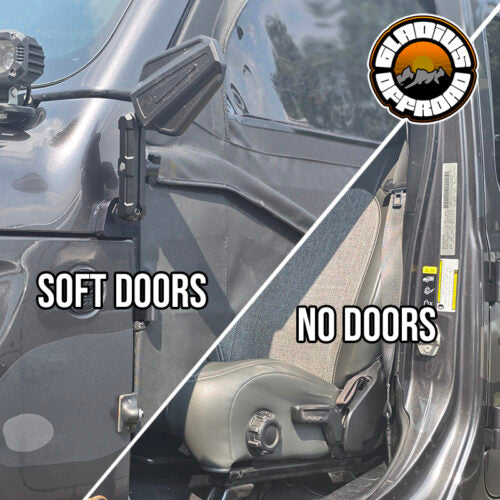 Wrangler / Gladiator (JL/JT) Doors Off Mirror Mounts