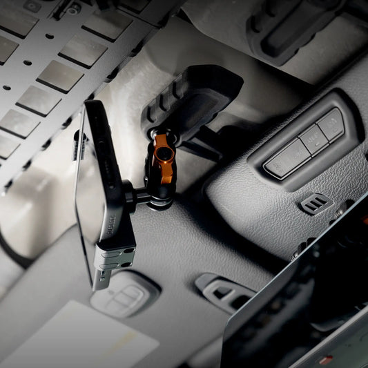 LINK™ Freedom Panel Mount With Qi2/MagSafe Charging and Cooling Phone Holder | 2" Arm |  2018+ Jeep Wrangler JL, 2020+ Gladiator, and 2021+ Wrangler 4xe