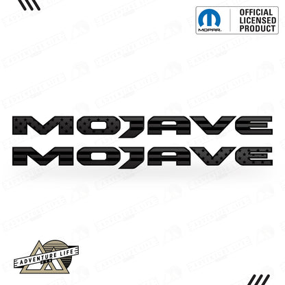 MOJAVE Hood Lettering | Set of 2