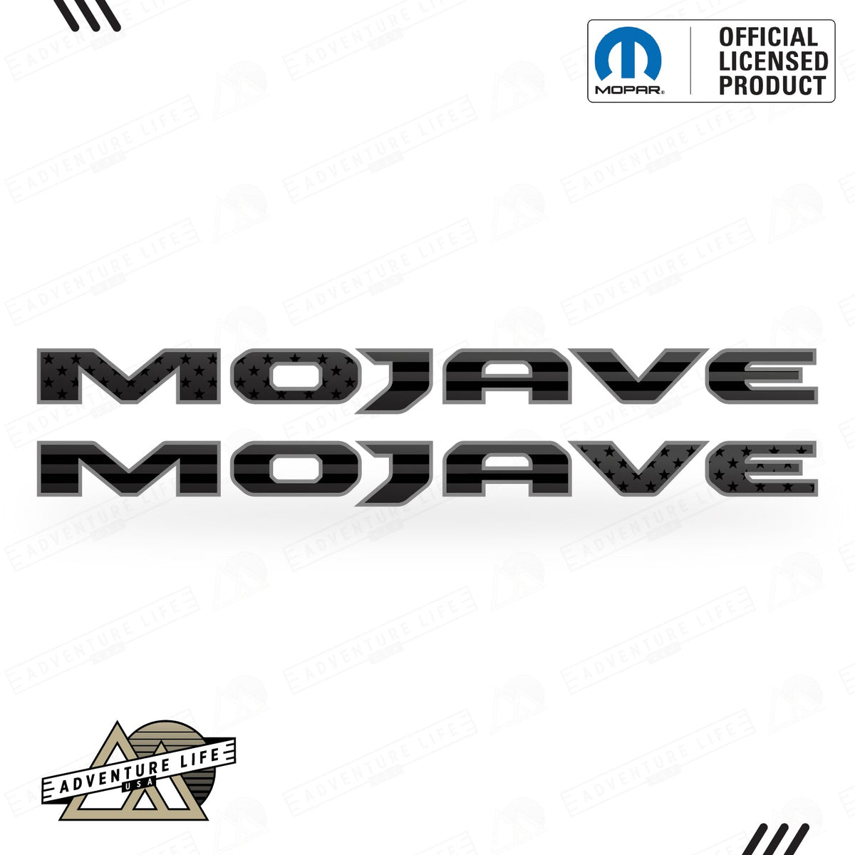 MOJAVE Hood Lettering | Set of 2