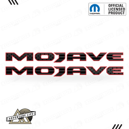 MOJAVE Hood Lettering | Set of 2