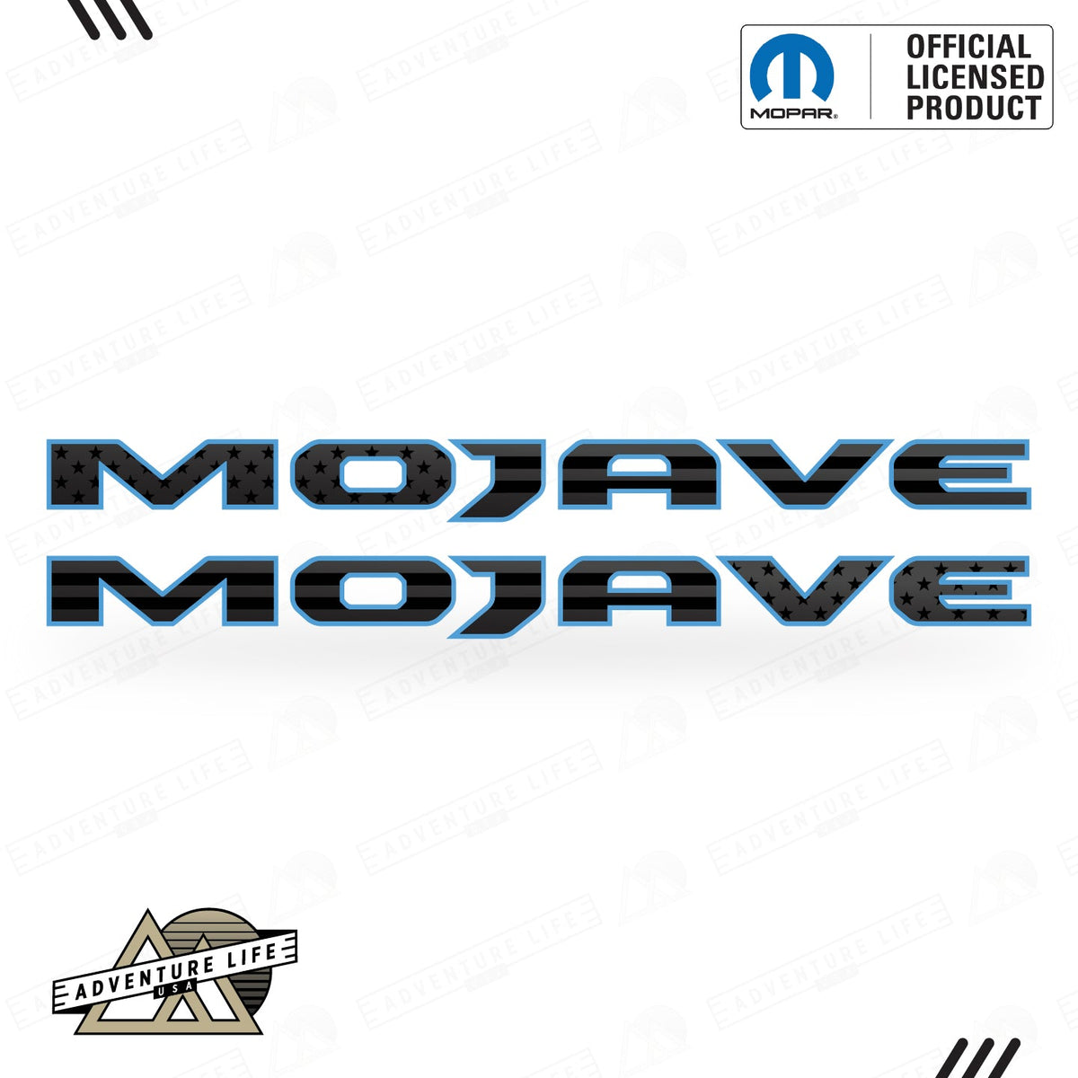 MOJAVE Hood Lettering | Set of 2