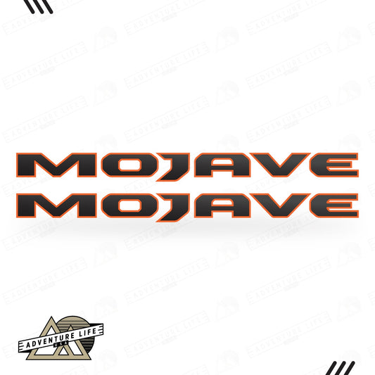 MOJAVE Hood Lettering | Set of 2