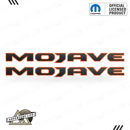 MOJAVE Hood Lettering | Set of 2